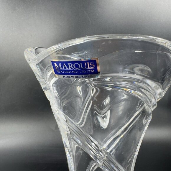 Waterford Crystal Marquis Trillium Clear Vase Vessel Clear Glass New With Label - Picture 5 of 12